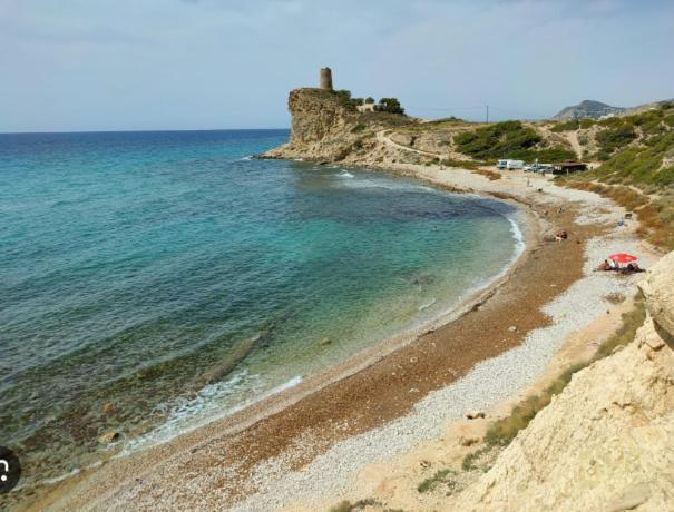 Casa Con Vistas Al Mar Y Patio De Buganvillas Aigues Kültér fotó