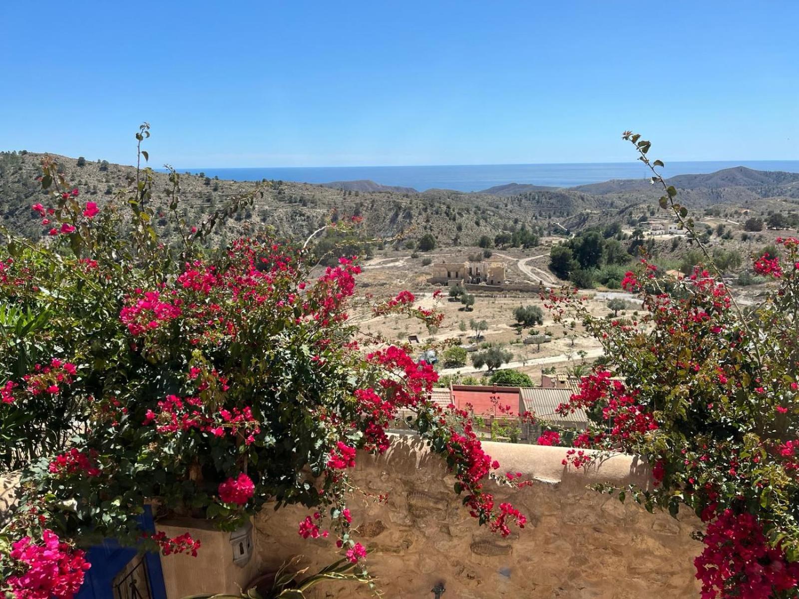 Casa Con Vistas Al Mar Y Patio De Buganvillas Aigues Kültér fotó