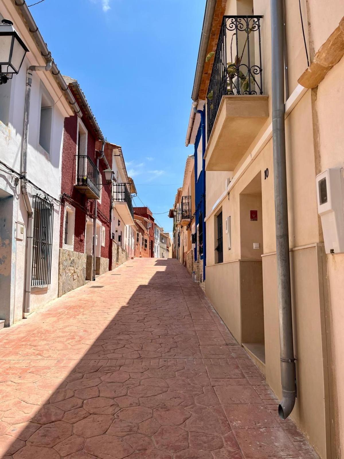 Casa Con Vistas Al Mar Y Patio De Buganvillas Aigues Kültér fotó